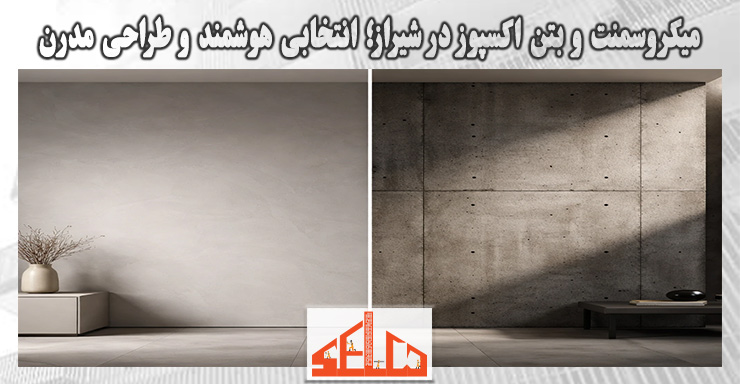 میکروسمنت و بتن اکسپوز در شیراز؛ انتخابی هوشمند و طراحی مدرن 1 میکروسمنت و بتن اکسپوز در شیراز