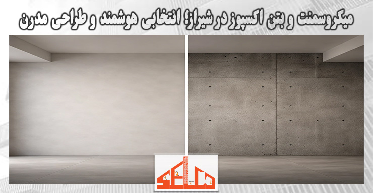 میکروسمنت و بتن اکسپوز در شیراز؛ انتخابی هوشمند و طراحی مدرن