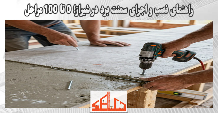 راهنمای نصب و اجرای سمنت برد در شیراز؛ 0 تا 100 مراحل