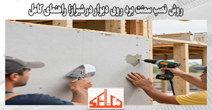 روش نصب سمنت برد روی دیوار در شیراز؛ راهنمای کامل