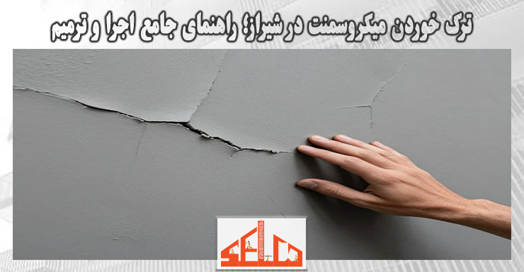 ترک خوردن میکروسمنت در شیراز؛ راهنمای جامع اجرا و ترمیم