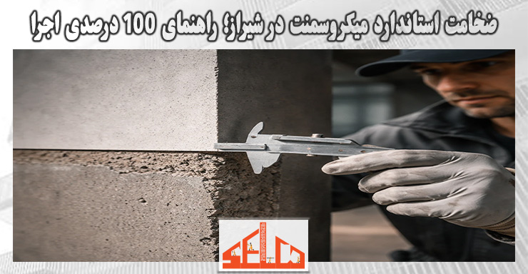 ضخامت استاندارد میکروسمنت در شیراز؛ راهنمای 100 درصدی اجرا
