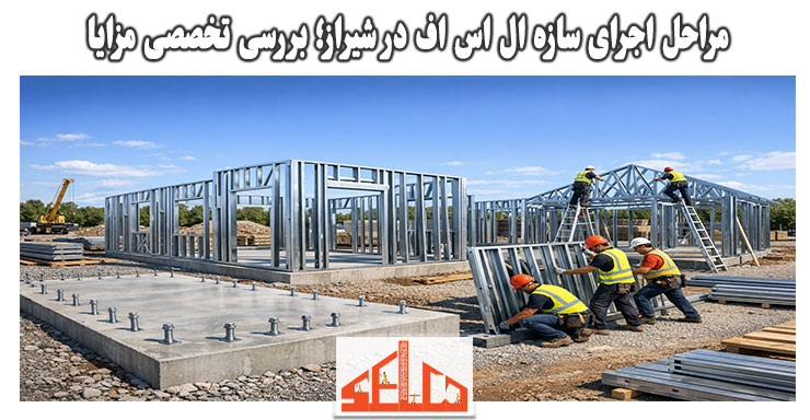 مراحل اجرای سازه ال اس اف در شیراز؛ بررسی تخصصی مزایا مراحل اجرای سازه ال اس اف در شیراز؛ بررسی تخصصی مزایا