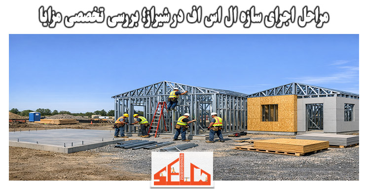 مراحل اجرای سازه ال اس اف در شیراز؛ بررسی تخصصی مزایا 1 مراحل اجرای سازه ال اس اف در شیراز