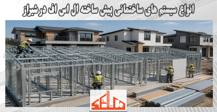 انواع سیستم های ساختمانی پیش ساخته ال اس اف در شیراز