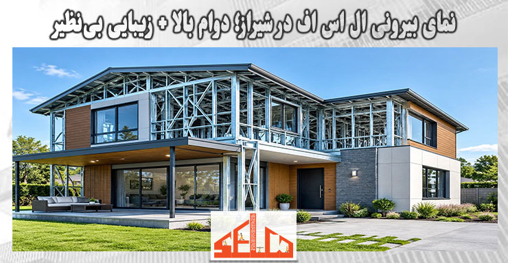 نمای بیرونی ال اس اف در شیراز؛ دوام بالا + زیبایی بینظیر 2 نمای بیرونی ال اس اف در شیراز