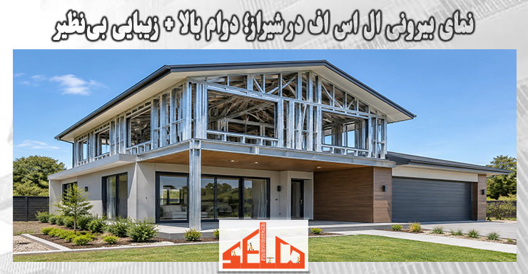 نمای بیرونی ال اس اف در شیراز؛ دوام بالا + زیبایی بی‌نظیر